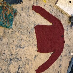 It’s slightly cropped, forever 21, sweater